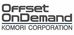 OFFSET ONDEMAND KOMORI CORPORATION