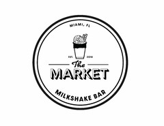 THE MARKET MILKSHAKE BAR EST. 2018 MIAMI, FL