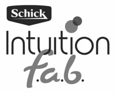 SCHICK INTUITION F.A.B.