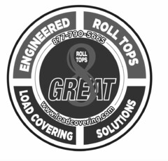GREAT 8 ROLL TOPS ENGINEERED ROLL TOPS LOAD COVERING SOLUTIONS 877-790-5665 WWW.LOADCOVERING.COM
