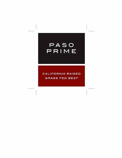 PASO PRIME CALIFORNIA RAISED GRASS FEED BEEF