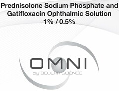 PREDNISOLONE SODIUM PHOSPHATE AND GATIFLOXACIN OPHTHALMIC SOLUTION 1% / 0.5% OMNI BY OCULAR SCIENCE