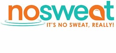 NOSWEAT IT'S NO SWEAT REALLY!