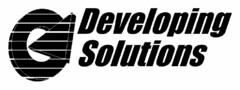 DEVELOPING SOLUTIONS