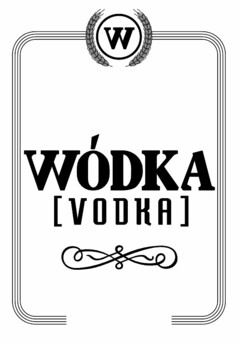 W WODKA VODKA