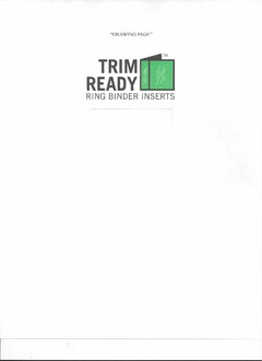 TRIM READY RING BINDER INSERTS