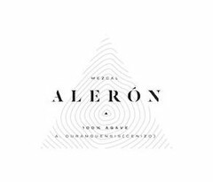 MEZCAL ALERON 100% AGAVE A DURANGUENSIS ( CENIZO )