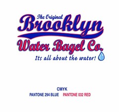 THE ORIGINAL BROOKLYN WATER BAGEL CO. ITS ALL ABOUT THE WATER!