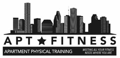 APT FITNESS APARTMENT PHYSICIAL TRAINING MEETING ALL YOUR FITNESS NEEDS WHERE YOU ARE