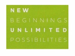 NEW BEGINNINGS UNLIMITED POSSIBILITIES