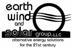 EARTH WIND AND SOLAR GROUP, LLC ALTERNATIVE ENERGY SOLUTIONS FOR THE 21ST CENTURY