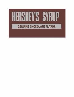 HERSHEY'S SYRUP GENUINE CHOCOLATE FLAVOR