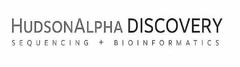 HUDSONALPHA DISCOVERY SEQUENCING + BIOINFORMATICS