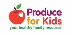 PRODUCE FOR KIDS YOUR HEALTHY FAMILY RESOURCE