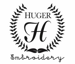 HUGER H EMBROIDERY