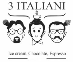 3 ITALIANI ICE CREAM, CHOCOLATE, ESPRESSO