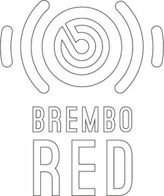 B BREMBO RED
