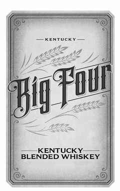 KENTUCKY BIG FOUR KENTUCKY BLENDED WHISKEY