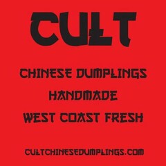 CULT CHINESE DUMPLINGS HANDMADE WEST COAST FRESH CULTCHINESEDUMPLINGS,COM