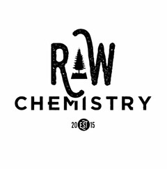 THE LETTER "R", THE LETTER "W", THE WORD "CHEMISTRY", THE NUMBER "20", THE LETTERS "EST", AND THE NUMBER "15"