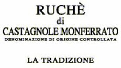 RUCHÈ DI CASTAGNOLE MONFERRATO DENOMINAZIONE DI ORIGINE CONTROLLATA LA TRADIZIONE