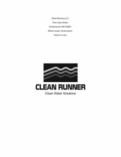 CLEAN RUNNER CLEAN WATER SOLUTIONS