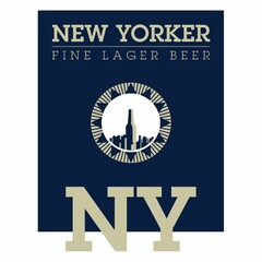 NEW YORKER FINE LAGER BEER NY