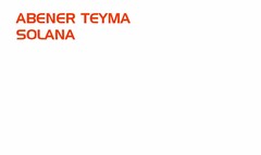 ABENER TEYMA SOLANA