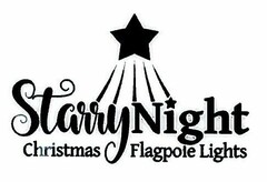 STARRY NIGHT CHRISTMAS FLAGPOLE LIGHTS