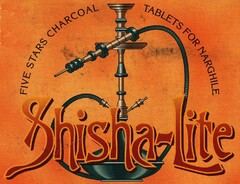 SHISHA-LITE FIVE STARS CHARCOAL TABLETSFOR NARGHILE