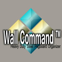 WALL COMMAND HEAVY DUTY STEEL PEGBOARD ORGANIZER