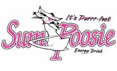 SUM POOSIE IT'S PURRR-FECT ENERGY DRINK