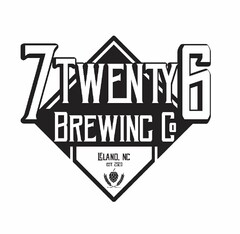 7TWENTY6 BREWING CO LELAND, NC EST. 2020