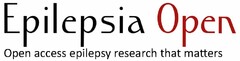 EPILEPSIA OPEN OPEN ACCESS EPILEPSY RESEARCH THAT MATTERS