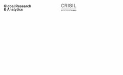 GLOBAL RESEARCH & ANALYTICS CRISIL AN S&P GLOBAL COMPANY