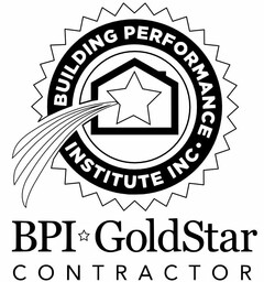 BUILDING PERFORMANCE INSTITUTE INC. · BPI GOLDSTAR CONTRACTOR