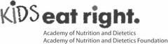 KIDS EAT RIGHT. ACADEMY OF NUTRITION AND DIETETICS ACADEMY OF NUTRITION AND DIETETICS FOUNDATION