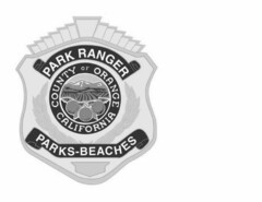 PARK RANGER PARKS-BEACHES COUNTY OF ORANGE CALIFORNIA