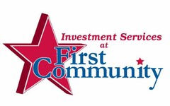 INVESTMENT SERVICES AT FIRST COMMUNITY