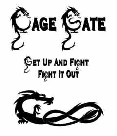 CAGE GATE GET UP AND FIGHT FIGHT IT OUT