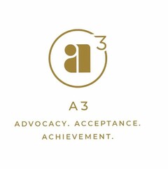 A3 A3 ADVOCACY. ACCEPTANCE. ACHIEVEMENT.