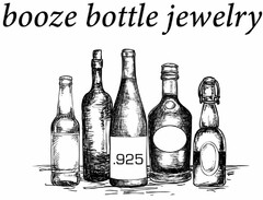 BOOZE BOTTLE JEWELRY .925