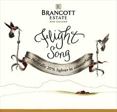 BE BRANCOTT ESTATE NEW ZEALAND FLIGHT SONG NATURALLY 20% LIGHTER IN CALORIES*