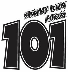 STAINS RUN FROM 101