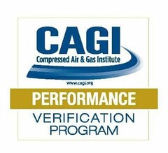 CAGI COMPRESSED AIR & GAS INSTITUTE WWW.CAGI.ORG PERFORMANCE VERIFICATION PROGRAM