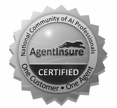 AGENTINSURE CERTIFIED NATIONAL COMMUNITY OF AI PROFESSIONALS ONE CUSTOMER · ONE AGENT