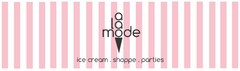 A LA MODE ICE CREAM . SHOPPE . PARTIES