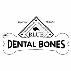 THE BLUE BUFFALO CO. HEALTHY HOLISTIC BLUE DENTAL BONES