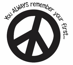 YOU ALWAYS REMEMBER YOUR FIRST...