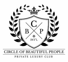 C B P INT'L CIRCLE OF BEAUTIFUL PEOPLE PRIVATE LUXURY CLUB